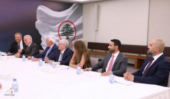 جعجع يبحث مع وفد LARP تعزيز دور الانتشار اللبناني ودعم مسيرة نهوض لبنان