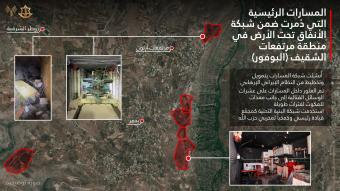 بالفيديو - الجيش االإسرائيلي: دمّرنا جزءًا كبيرًا من شبكة الأنفاق تحت الأرض في الشقيف