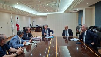 الحاج يبحث تحسين خدمات الاتصالات في جبيل والعربانية