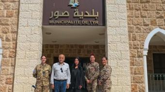 بلدية صور تستقبل مستشارة النوع الاجتماعي في اليونيفيل