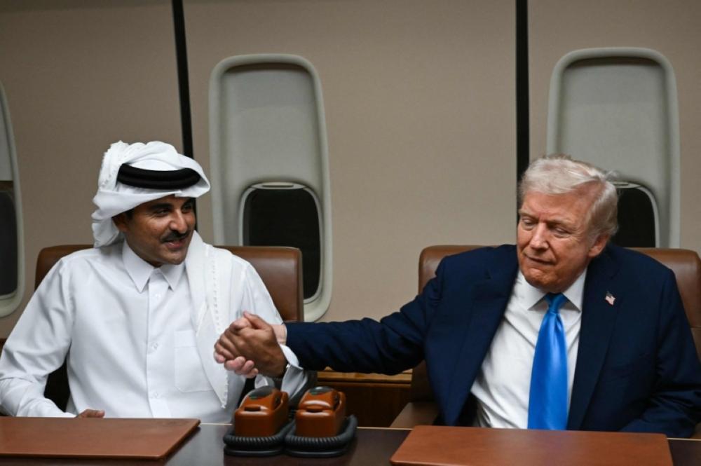 اتصال بين ترامب والشيخ تميم لبحث مسار التهدئة مع إيران