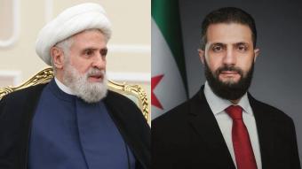 لقاء بين الشرع وقاسم