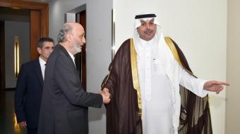 جعجع والدوسري يبحثان الأوضاع في لبنان والمنطقة