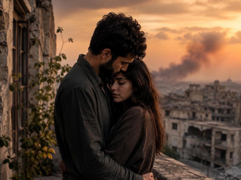 حب على ضفة الحرب