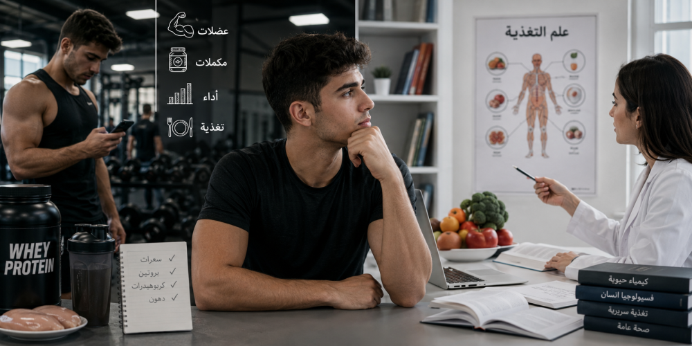 التغذية في قاموس الرجال: عضلات لا مهنة
