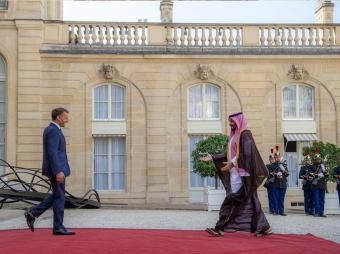 استقبال رسمي فرنسي لولي العهد السعودي في "الإليزيه"