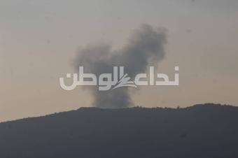 غارة إسرائيلية على تلال علي الطاهر