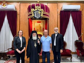 بطريرك القدس لعيسى: أبارك مهمتك.. والوجود المسيحي في القدس حيوي للشرق الأوسط