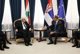 وزير الدفاع يلتقي رئيس الوزراء الصربي وبطريرك الكنيسة الأرثوذكسية الصربية