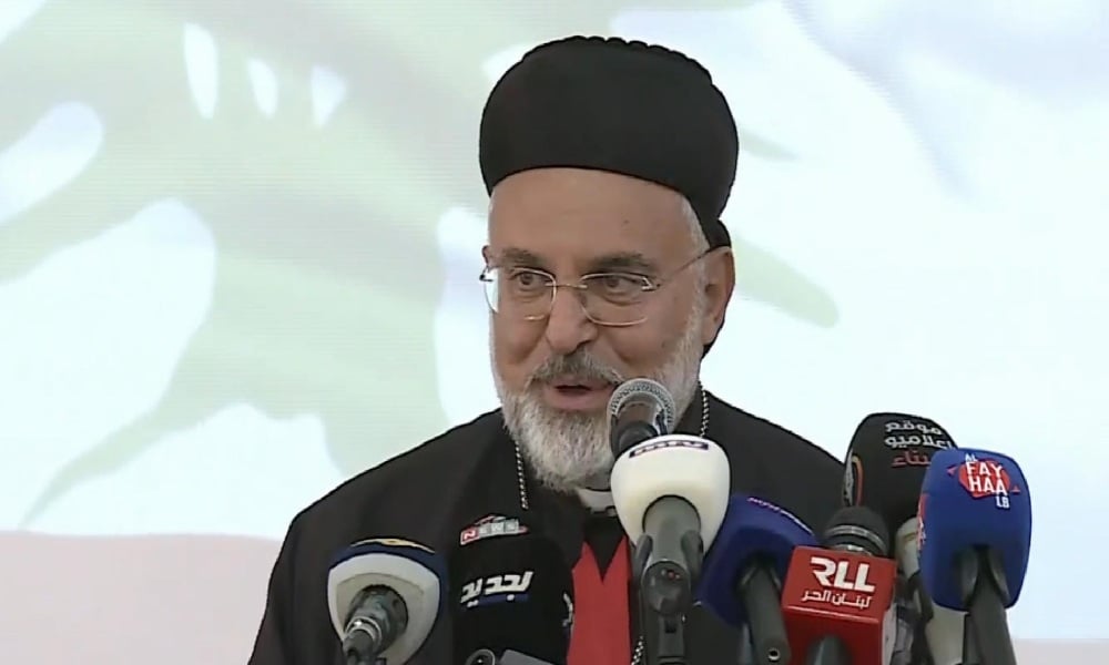 المطران سويف يتلو رسالة الراعي: لبنان الكبير قائم على المحبة والحرية والمواطنية