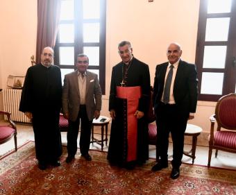 كفرذبيان تكرّم البطريرك صفير... والراعي يبحث ترتيبات تدشين المشروع