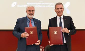 الجامعة الأميركية في بيروت و"CMA CGM" توقّعان شراكة استراتيجية لتأسيس معهد للذكاء الاصطناعي