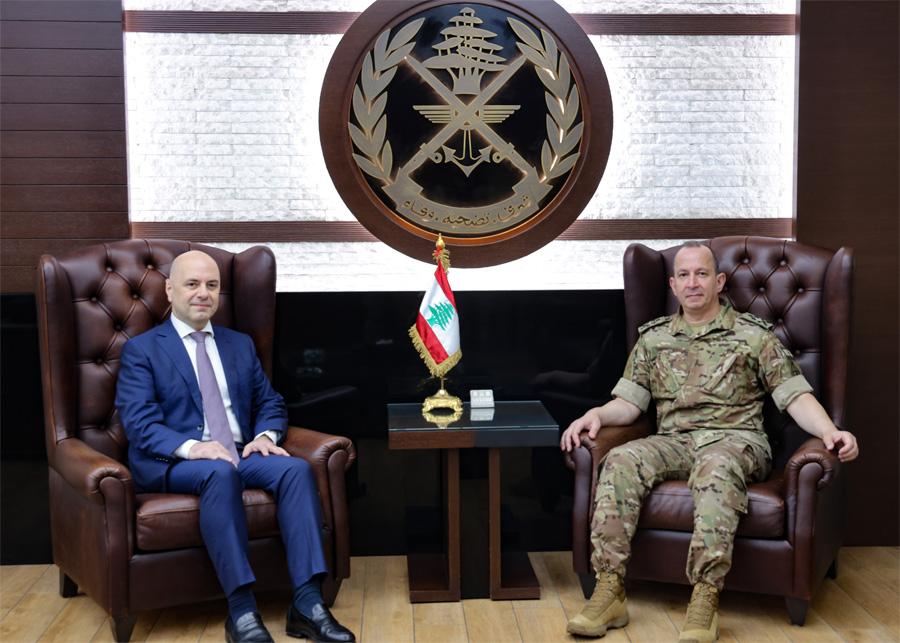 هيكل يلتقي حاصباني وأبو فاعور والقنصل المصري ورئيسة مجلس كتاب العدل