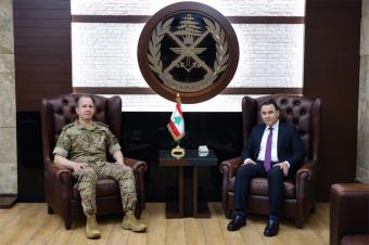 هيكل يلتقي حاصباني وأبو فاعور والقنصل المصري ورئيسة مجلس كتاب العدل