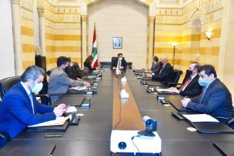 دياب تراس اجتماعا وزرايا عن موضوع ترشيد الدعم