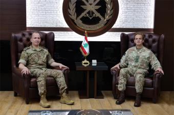 هيكل يبحث مع السفير الألماني ونائب رئيس أركان الدفاع البريطاني مرحلة ما بعد اليونيفيل