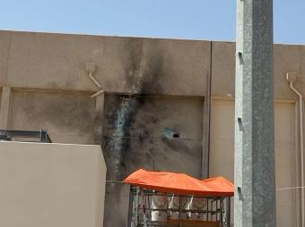 بالصور - التحالف: هجوم على محطة "طيبة" للكهرباء في المدينة المنورة