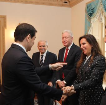 السفيرة معوّض لروبيو: إلتزامكم بلبنان وسيادته محلّ تقدير عميق
