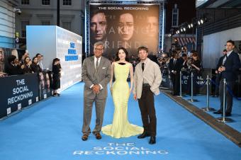 من العرض الأول للفيلم في لندن