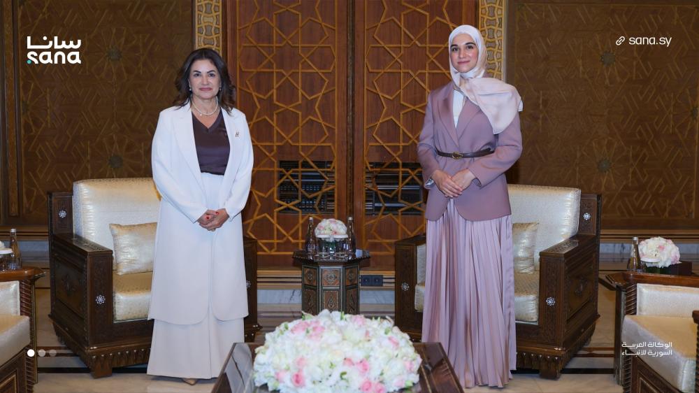السورية الأولى استقبلت وزيرة الشؤون اللبنانية