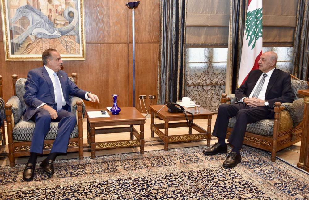 Berri discusses developments with Arslan and Abd al-Masih... Calls to safeguard stability and prevent strife