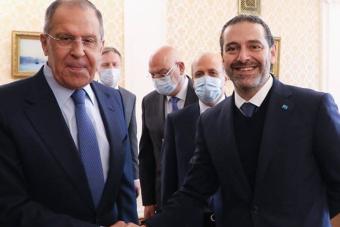 لافروف التقى الحريري وتشديد على ضرورة حل القضايا الوطنية
