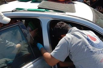 اصابة شخصين بحادث سير على طريق الخردلي النبطية