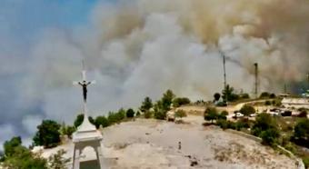 حريق في أحراج دير القمر وكفرقطرة والاهالي يناشدون المعنيين التدخل