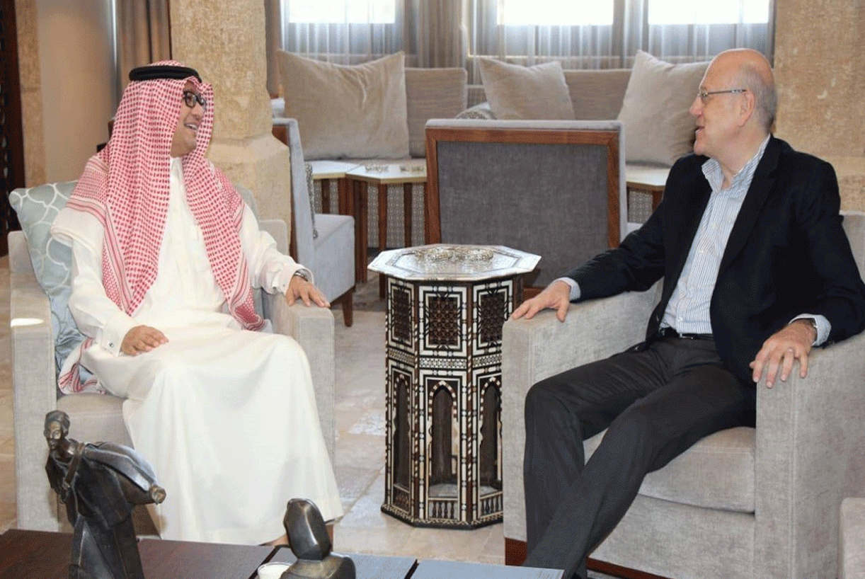 البخاري يتّصل بميقاتي... وهذا ما جرى بينهما