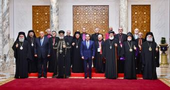 الرئيس السيسي إلى رؤساء كنائس الشرق: المسيحيون جزء أصيل من نسيج المجتمع العربي