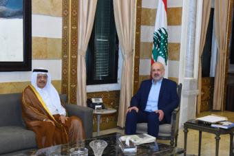 مولوي استقبل سفير قطر ووفداً من نوّاب بعلبكّ الهرمل