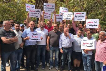 عمّال المعاينة الميكانيكية يعتصمون: ذاهبون الى التصعيد