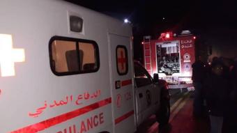 خمسة جرحى في حادث مروع على طريق مجدل عنجر