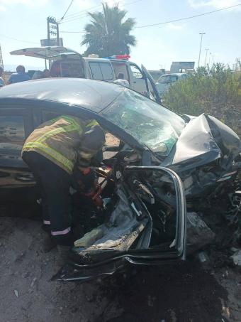 3 جرحى بحادث سير على طريق عام المروانية